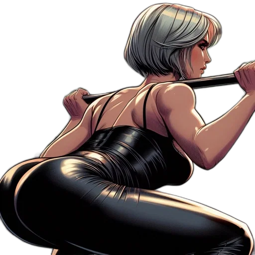 weapon, comic book art, concept art, female transparent PNG cut-out