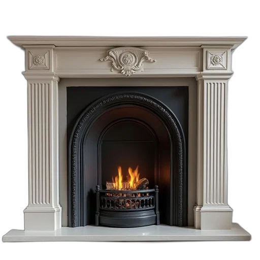 furniture, fire, modern, cast transparent PNG cut-out