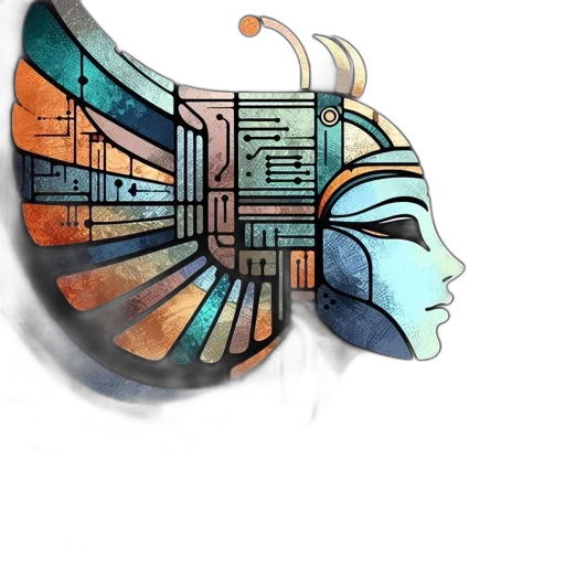 mask, face, robot, crown transparent PNG cut-out
