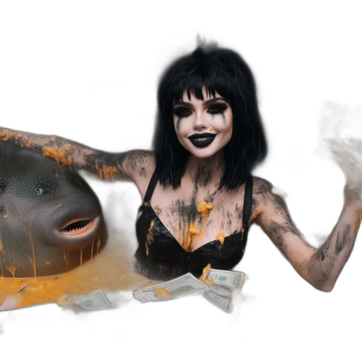 creature, animal, concept art, photorealistic transparent PNG cut-out