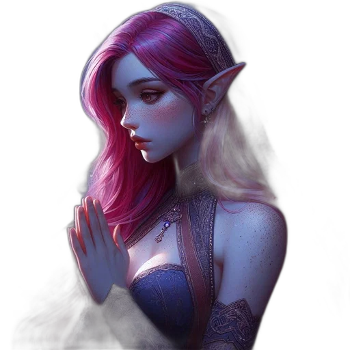 face, dress, dragon, jewelry transparent PNG cut-out