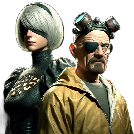 jacket, cyberpunk, concept art, comic book art transparent PNG cut-out