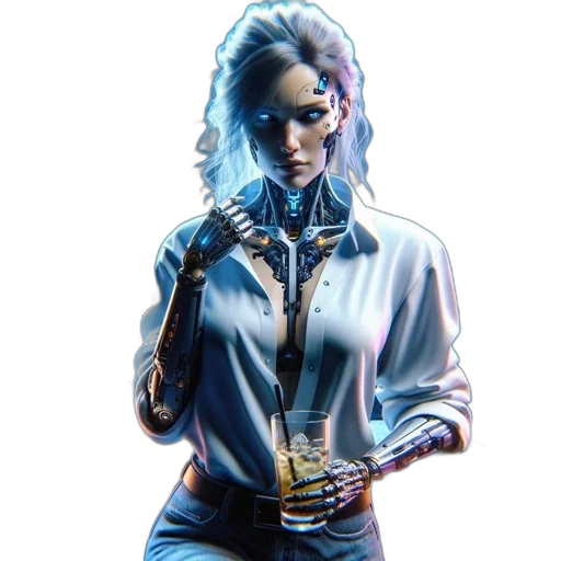 jacket, staff, face, weapon transparent PNG cut-out