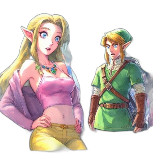 dress, sword, concept art, watercolor transparent PNG cut-out