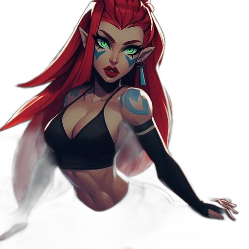 concept art, fantasy art, comic book art, pixel art transparent PNG cut-out