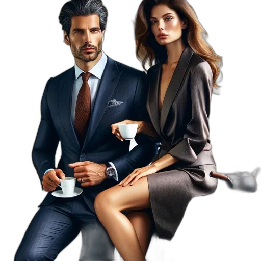 dress, photorealistic, concept art, well-dressed transparent PNG cut-out