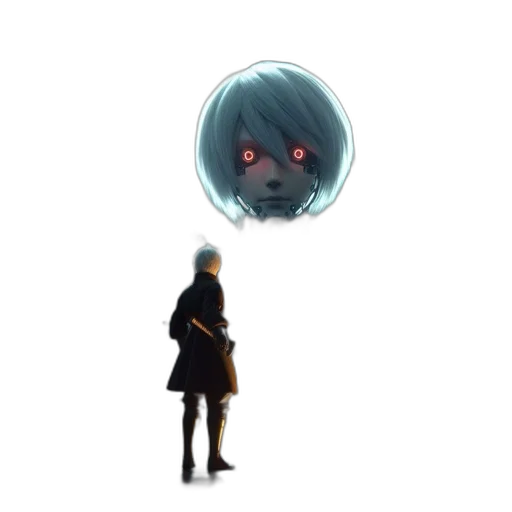 mask, creature, face, weapon transparent PNG cut-out