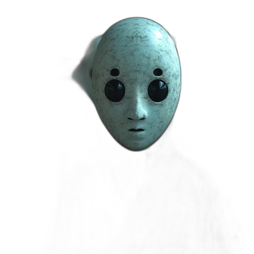 mask, robot, face, creature transparent PNG cut-out