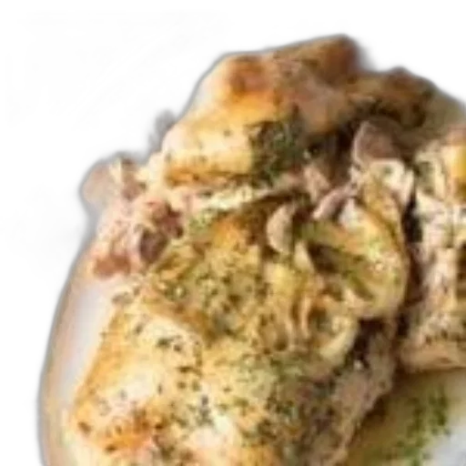 food, plate, cooked, chicken transparent PNG cut-out