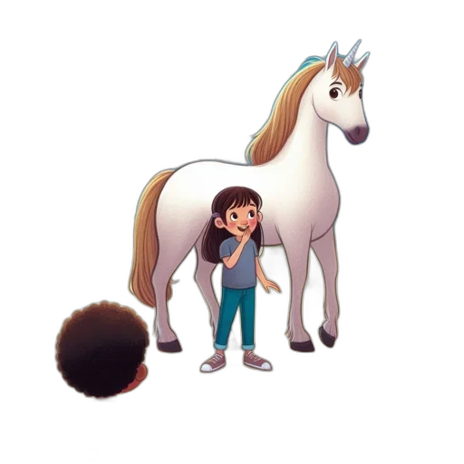 hair, animal, creature, staff transparent PNG cut-out