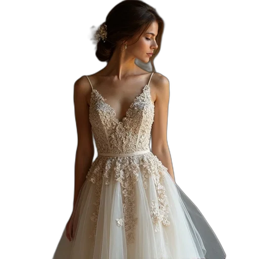 dress, jewelry, photorealistic, sheathed transparent PNG cut-out