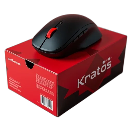black, computer, mouse, red transparent PNG cut-out