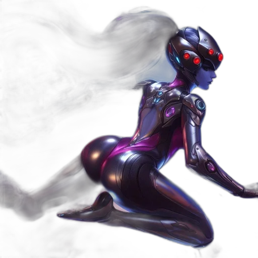 robot, concept art, fantasy art, comic book art transparent PNG cut-out