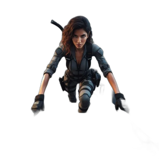 weapon, jacket, concept art, 3d render transparent PNG cut-out