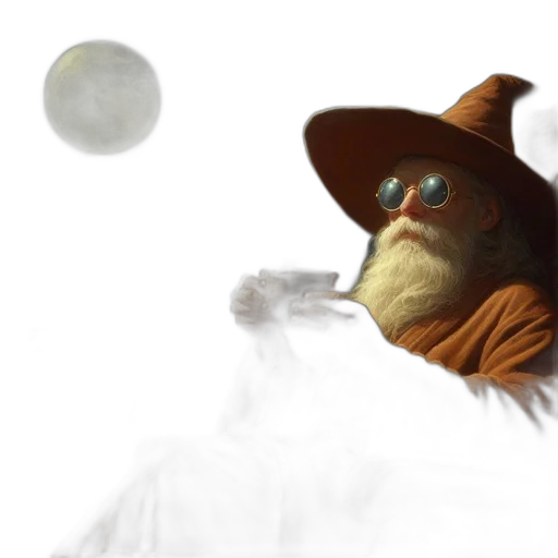 mask, hat, creature, staff transparent PNG cut-out