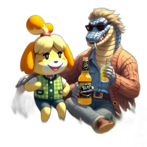 staff, jacket, animal, creature transparent PNG cut-out