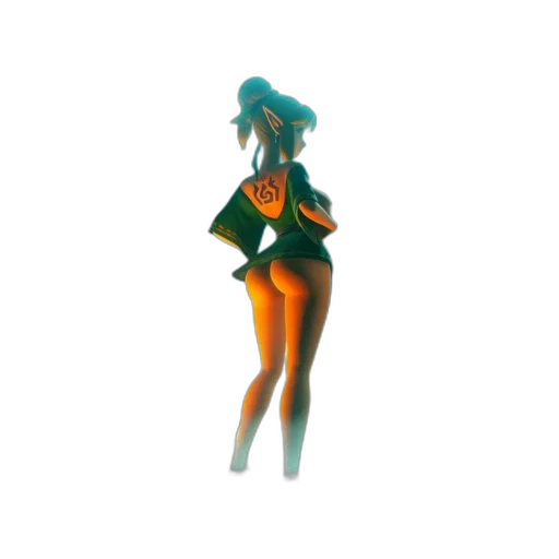 dress, jacket, creature, robot transparent PNG cut-out