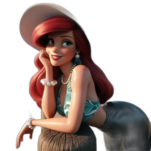 hat, dress, jewelry, animal transparent PNG cut-out