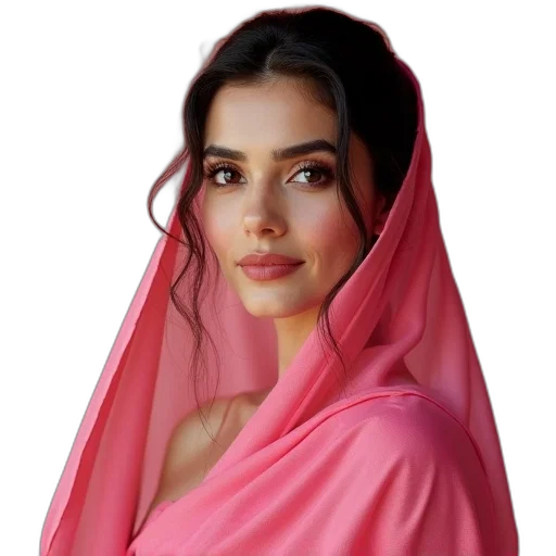 dress, face, jacket, jewelry transparent PNG cut-out