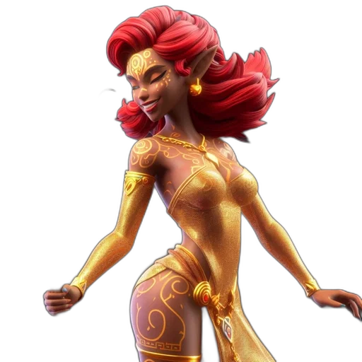 concept art, fantasy art, 3d render, comic book art transparent PNG cut-out