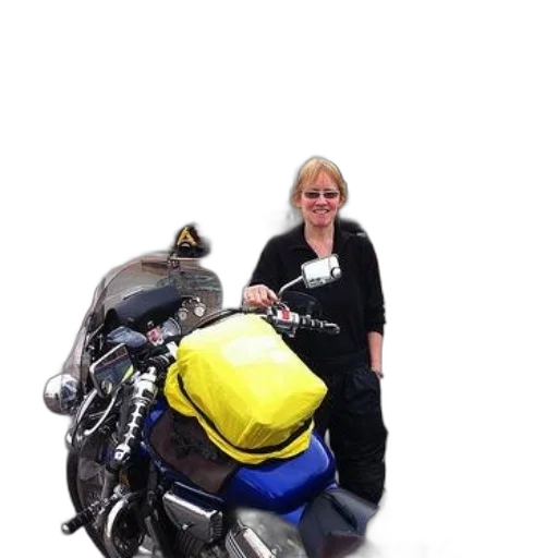 jacket, staff, robot, woman transparent PNG cut-out