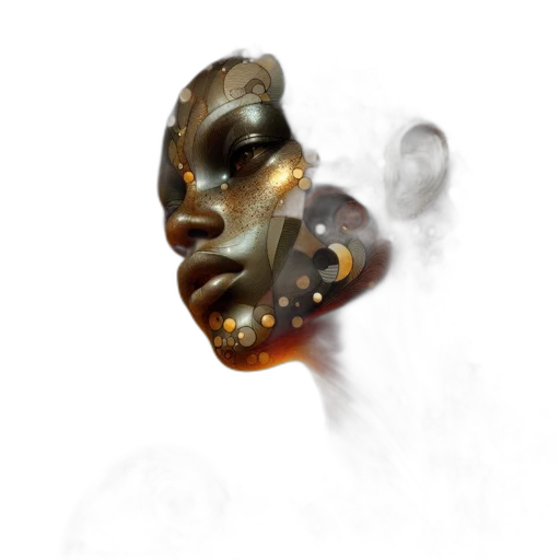mask, face, crown, creature transparent PNG cut-out