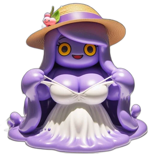hat, crown, dress, creature transparent PNG cut-out