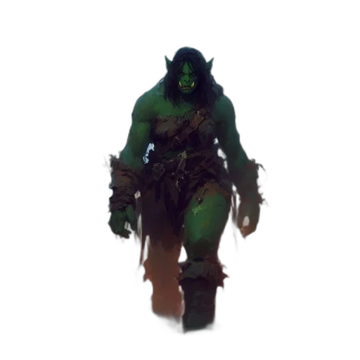 creature, staff, mask, weapon transparent PNG cut-out