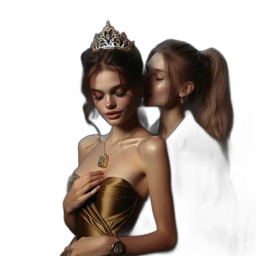crown, jewelry, dress, concept art transparent PNG cut-out