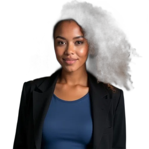hair, staff, jacket, hat transparent PNG cut-out