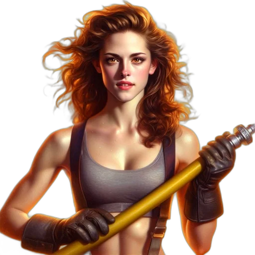 weapon, sword, staff, comic book art transparent PNG cut-out