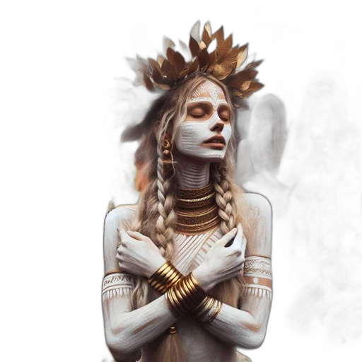 jewelry, mask, crown, fantasy art transparent PNG cut-out