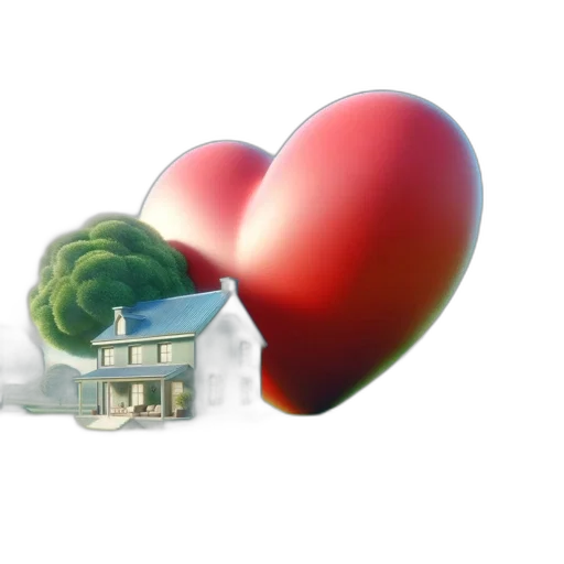 food, building, 3d render, photorealistic transparent PNG cut-out