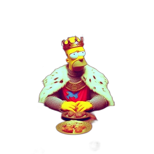 crown, jewelry, staff, robot transparent PNG cut-out