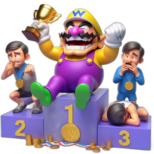 crown, concept art, 3d render, pixel art transparent PNG cut-out