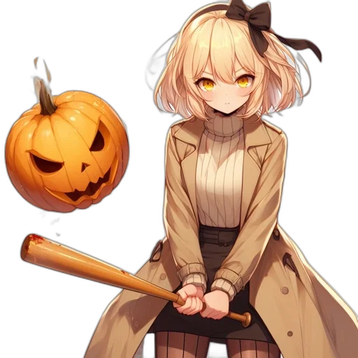 staff, weapon, creature, dress transparent PNG cut-out