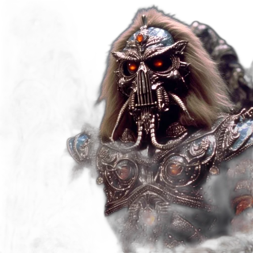 mask, robot, creature, face transparent PNG cut-out