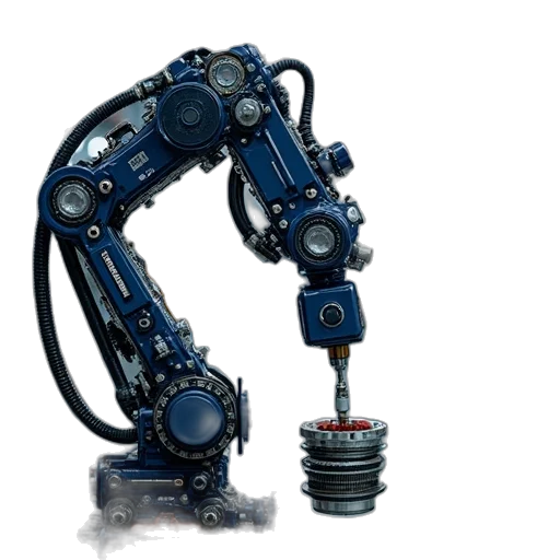 robot, 3d render, cyberpunk, concept art transparent PNG cut-out