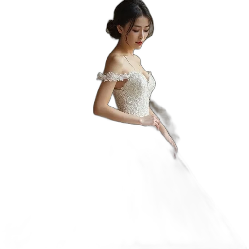 dress, staff, jewelry, crown transparent PNG cut-out