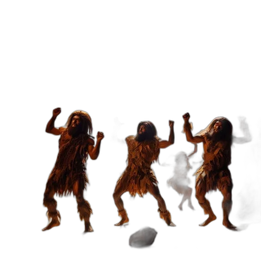 concept art, 3d render, photorealistic, prehistoric transparent PNG cut-out