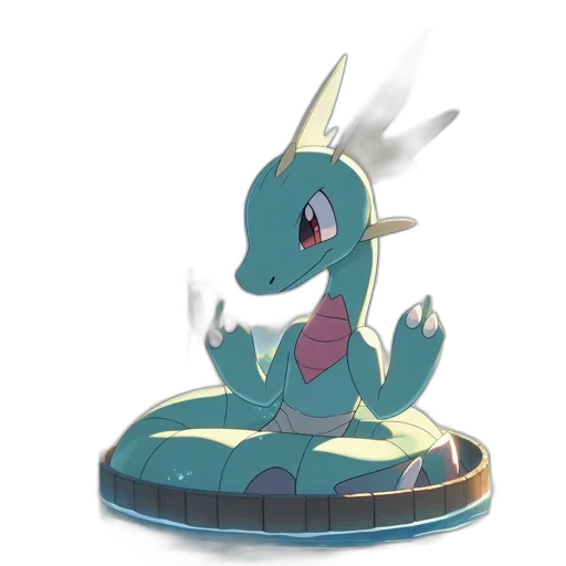dragon, creature, staff, weapon transparent PNG cut-out
