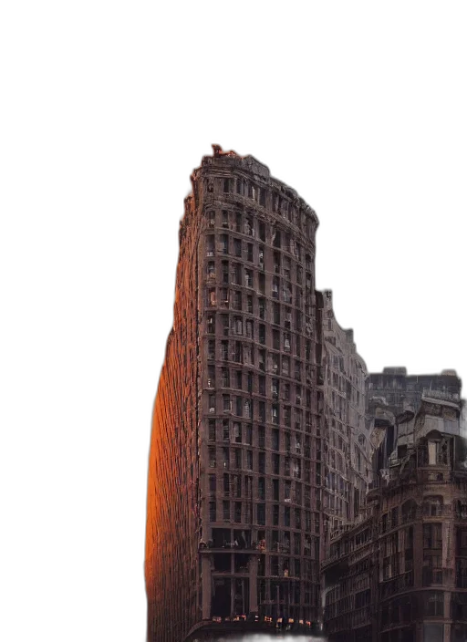 building, dress, umbrella, hat transparent PNG cut-out