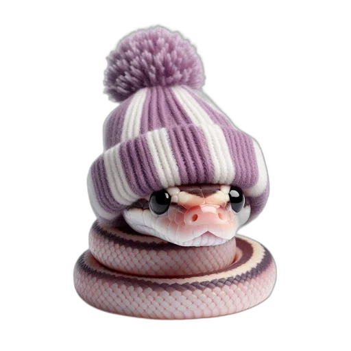 hat, animal, creature, 3d render transparent PNG cut-out