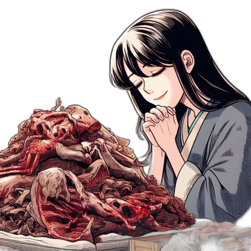 food, creature, animal, comic book art transparent PNG cut-out