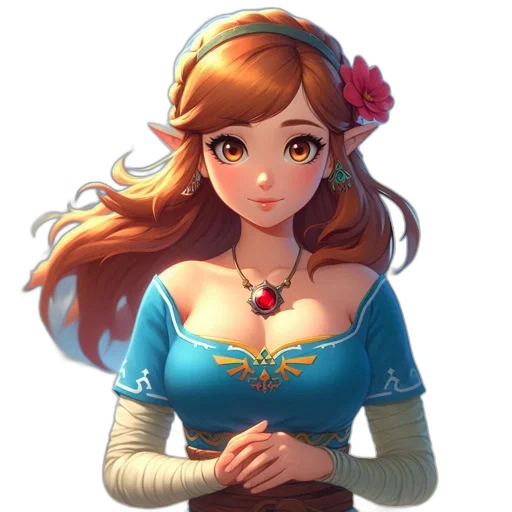 dress, crown, staff, face transparent PNG cut-out