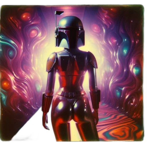 robot, mask, concept art, cyberpunk transparent PNG cut-out