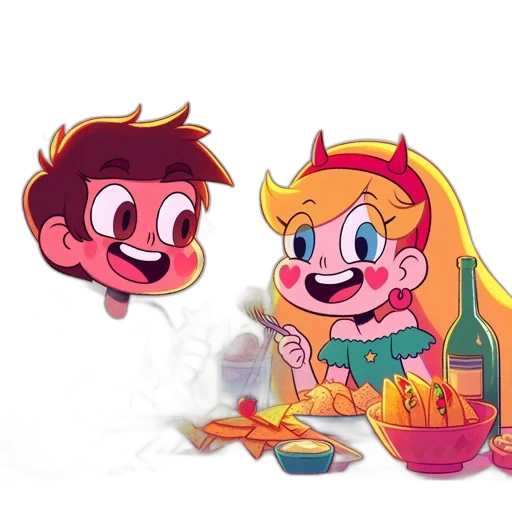 crown, food, staff, mask transparent PNG cut-out