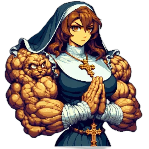 pixel art, concept art, fantasy art, comic book art transparent PNG cut-out