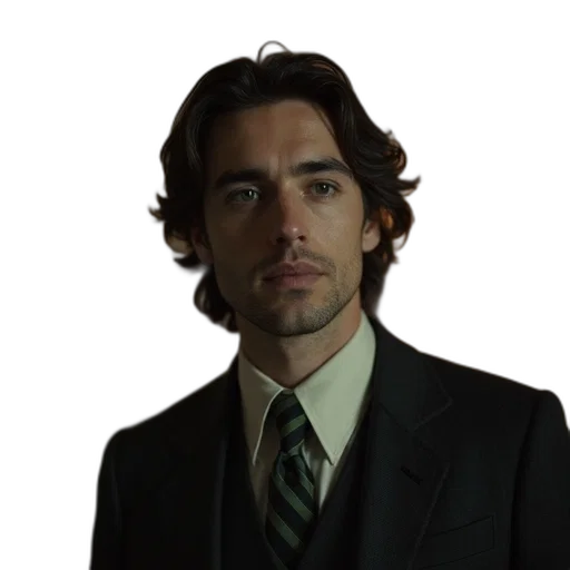 staff, face, hair, jacket transparent PNG cut-out