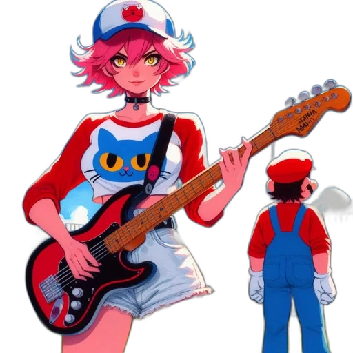 weapon, staff, dress, pixel art transparent PNG cut-out